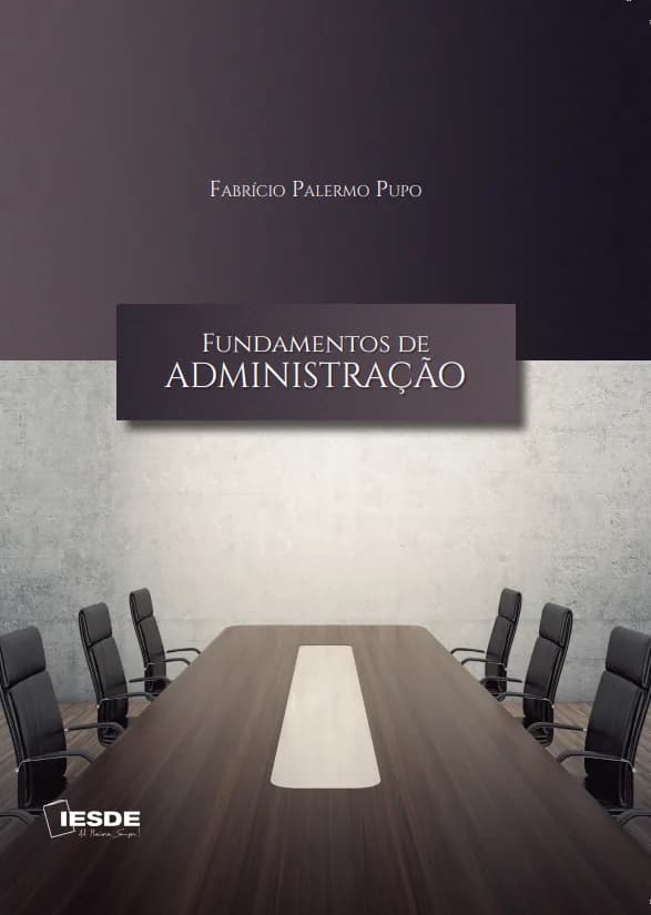 Capa do livro Fundamentos de Administração