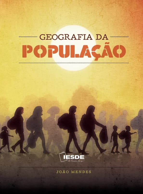 Capa do livro Geografia da População