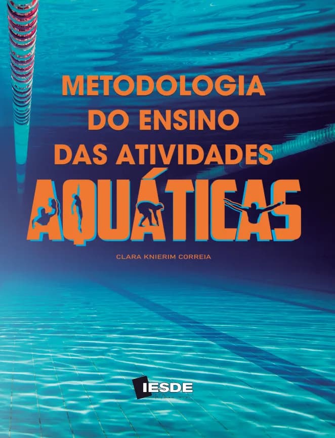 Capa do livro Metodologia do Ensino das Atividades Aquáticas